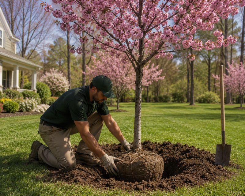 Magnolia Tree Planting in Honolulu, HI